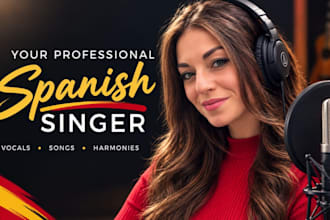 record female spanish vocals, bachata songwriter, reggaetón singer songwriter