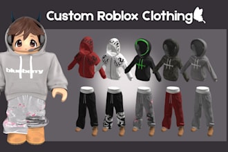 create custom roblox clothing, shirts, pants for your avatar