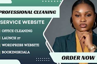 build cleaning service website, office house bookkingkoala parameters