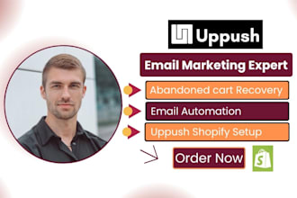 do uppush abandoned cart recovery uppush shopify email marketing