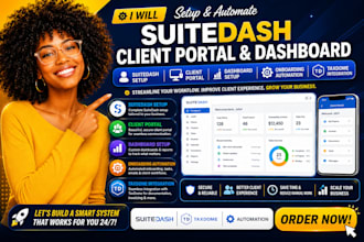 setup suite dash client portal dashboard suitedash onboarding automation taxdome
