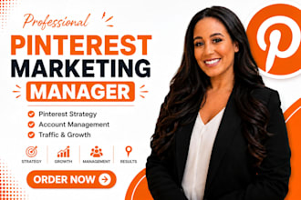 be your pinterest marketing manager pins and SEO expert for growth