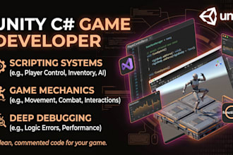 write and debug custom unity scripts for your game