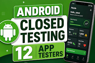 provide 12 testers, 20 app testers for google play testing console 12 app tester