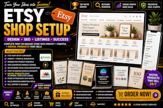 design trendy digital product canva templates etsy digital product etsy store