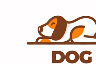 design dirty dog flea market logo