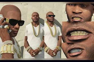 create custom fivem jewelry chains watches and accessories gta 5 roleplay