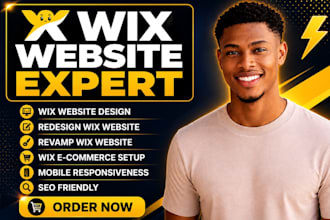 build wix website redesign wix website revamp wix site clone wix website update