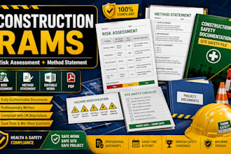 prepare construction risk assessment and method statement rams