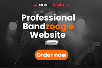 build an attractive bandzoogle website and store