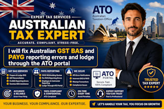 fix australian gst bas and payg reporting error and lodge through the ato portal