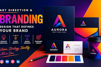 create professional art direction, branding and visual identity design