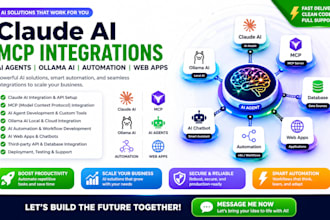 bulid claude ai mcp integrations ai agent ollama ai automation claude web app