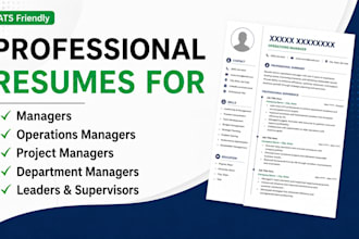 write a targeted resume for managers
