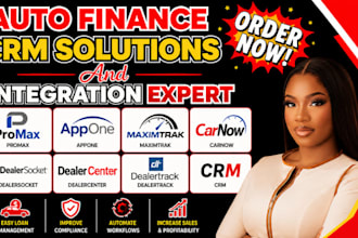setup promax appone maximtrak carnow dealersocket dealercenter dealertrack crm