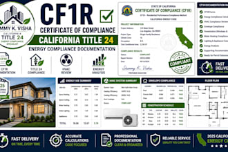 prepare california title 24 cf1r energy compliance documentation