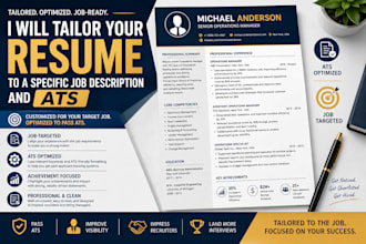 tailor your resume to a specific job description and ats