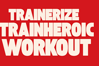 upload workout program and plan on trainheroic and trainerize