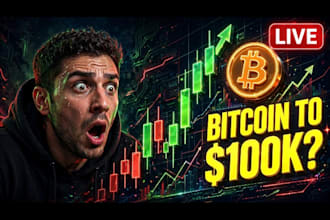 design viral high CTR crypto trading youtube thumbnails