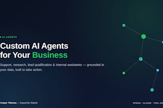 build a custom ai agent for your business