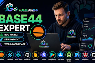 bas44 expert base44 bug fixing base44 deployment base44 app web app base44