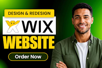redesign wix website design wix studio website redesign or edit wix website