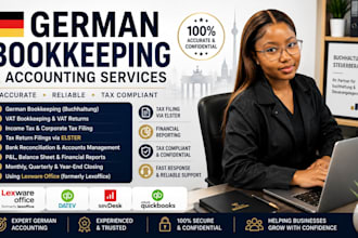 provide german bookkeeping, vat, income and incorporate tax filing services