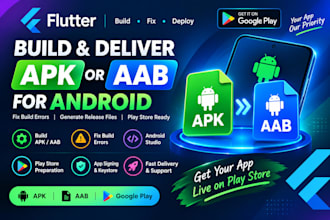 build signed apk aab for flutter