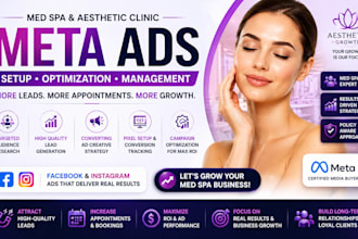 run med spa marketing, aesthetic clinic meta ads and generate quality leads