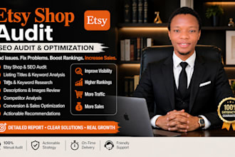 do etsy shop audit, etsy SEO audit listing audit and optimization