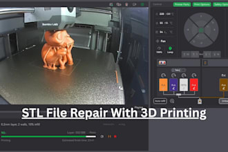 instantly fix stl file for 3d printing stl file repair 3d model with 3d printing