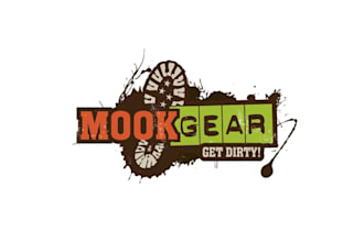 design gear outdoor adventure company logo