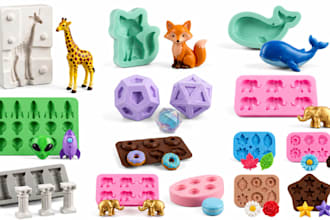 design custom 3d silicone mold 3d cad model cookie chocolate for resin casting
