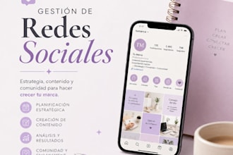 gestiono tus redes sociales con contenido y estrategia