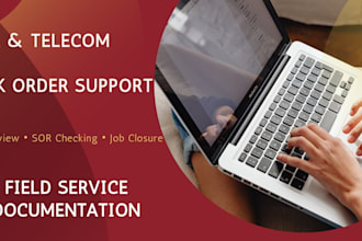 handle fiber telecom work order documentation