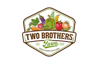 design vegetable gardening business logo for you