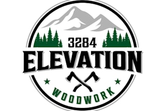 design a professional wooden logo for your business