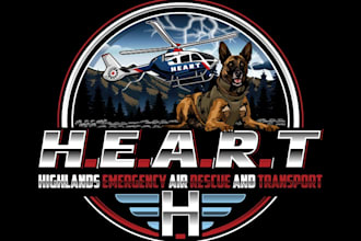 create exclusive and marvelous helicopter logo design