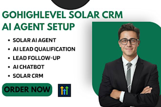 gohighlevel solar ai agent appointment setter CRM lead follow up automation