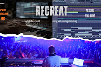 recreat,remake,or cover any song from scracth