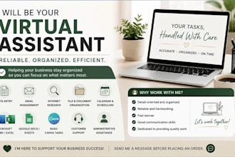 be your virtual assistant for admin tasks