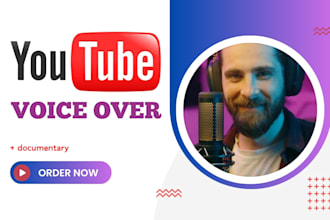 record an engaging youtube video voice over narration