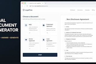 build legal document generator website e signature integrations nda generators