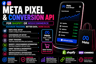 set up meta pixel and conversion API for shopify or woocommerce