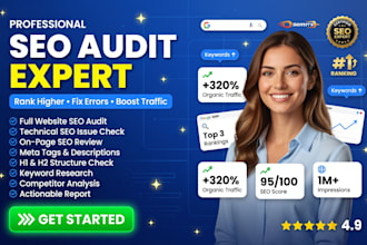 do website audit, on page optimization and keyword research