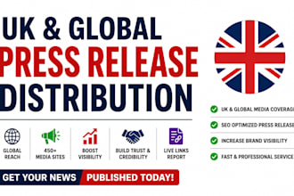 global press release distribution press release writing UK newswire distribution