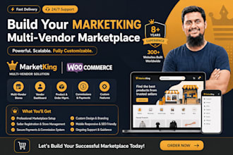 build marketking multi vendor product or service marketplace