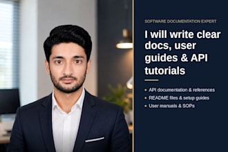 write software documentation, API docs, and technical guides