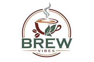create a modern coffee shop and bakery logo