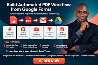 automate PDF report generation from google forms